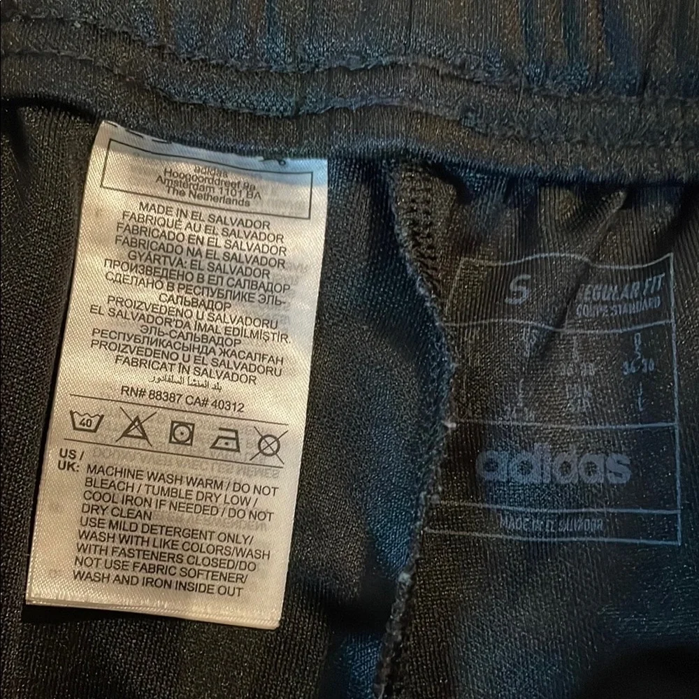 Adidas Black on Black Athletic Training Pants